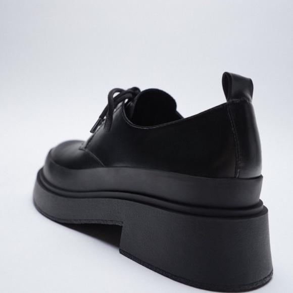 COPY - LOW HEEL DERBY SHOES - Picture 3 of 6